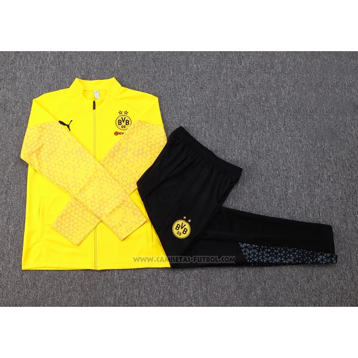 Chandal de Chaqueta del Borussia Dortmund 2023-2024 Amarillo